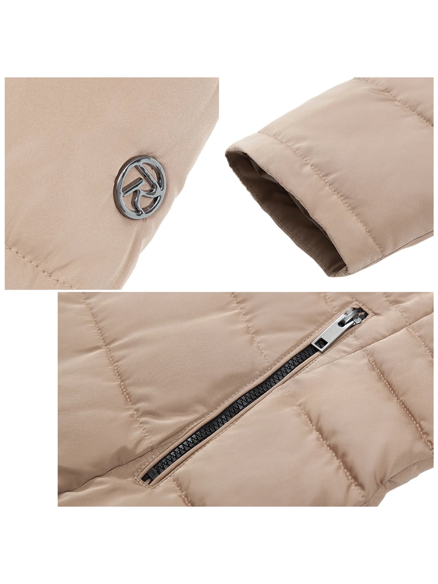 Women'S Heavy Long Winter Coat with Fleece Hood Parka Jacket