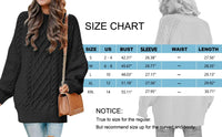 Oversized Sweaters for Women Cable Knit Chunky Pullover Sweater