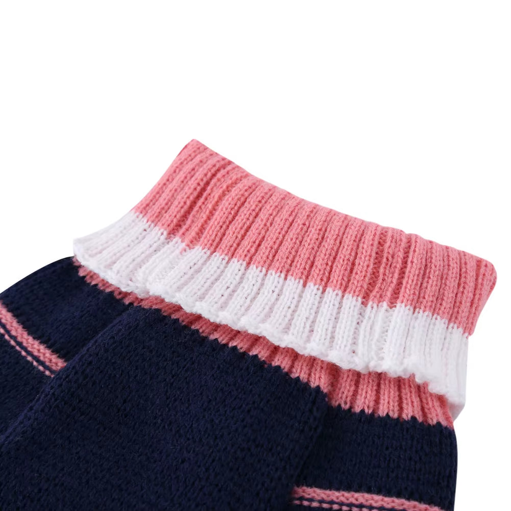 Warm Pet Dog Dresses for Small Dogs Sweater Puppy Cat Dress Shih Tzu Dachshund Clothes Pets Clothing Skirt Roupa Cachorro