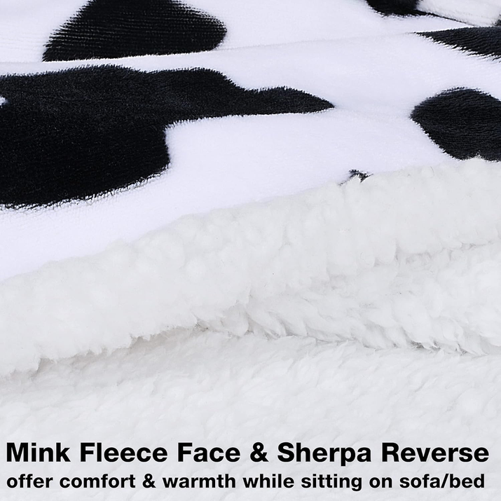 Sherpa Wearable Blanket with Sleeves, Full Body Throw Reading Wrap TV Blankets