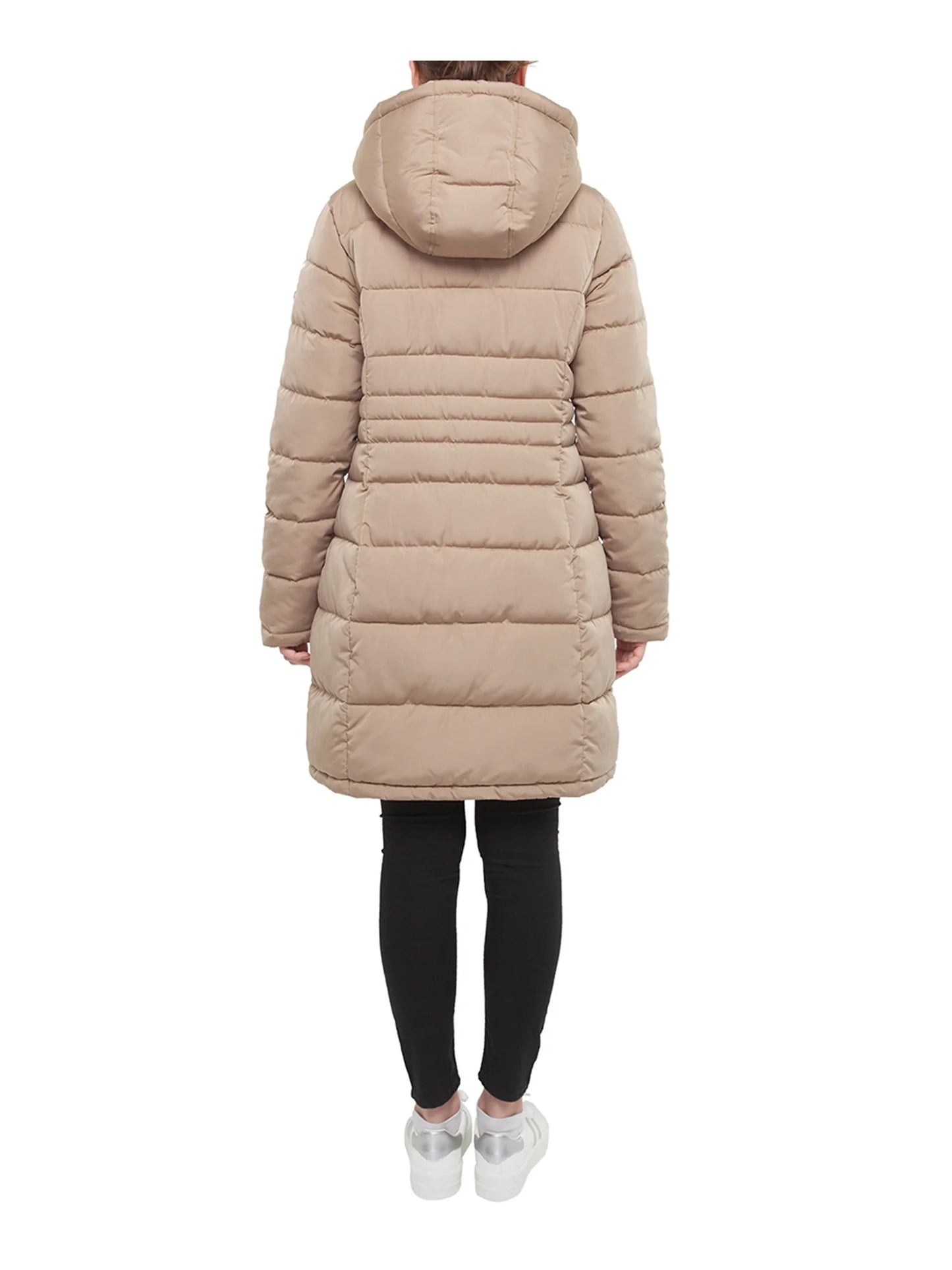 Women'S Heavy Long Winter Coat with Fleece Hood Parka Jacket