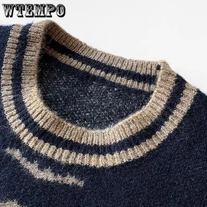 Sweater Vest V-Neck Argyle Crop Tops Chic Preppy Style Knitted Students Harajuku Vintage Streetwear Slim Leisure Fashion Women
