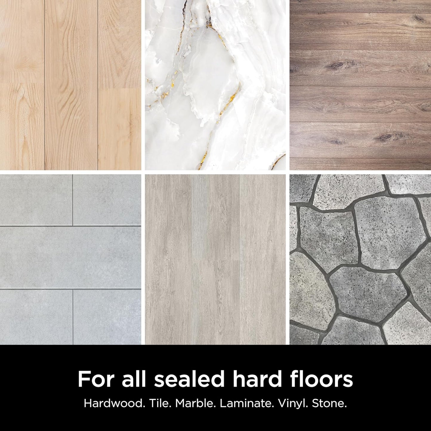 Shark HydroDuo Vacuum Mop Combo - Hydroduo with Dirt-Reveal Technology, Cordless, Everyday Hard Floor Cleaning System, Wet & Dry Debris Pickup, Mops & Scrubs All at Once, Hardwood, Tile, Laminate & Stone, Stone Metallic, WW201