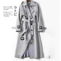 Autumn Winter Long Sleeve Trench Coat for Women 2024 Fashion Loose Office Lady Long Outerwears Jacket Coats Female Clothing