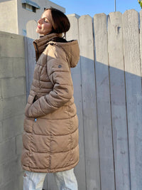 Women'S Heavy Long Winter Coat with Fleece Hood Parka Jacket