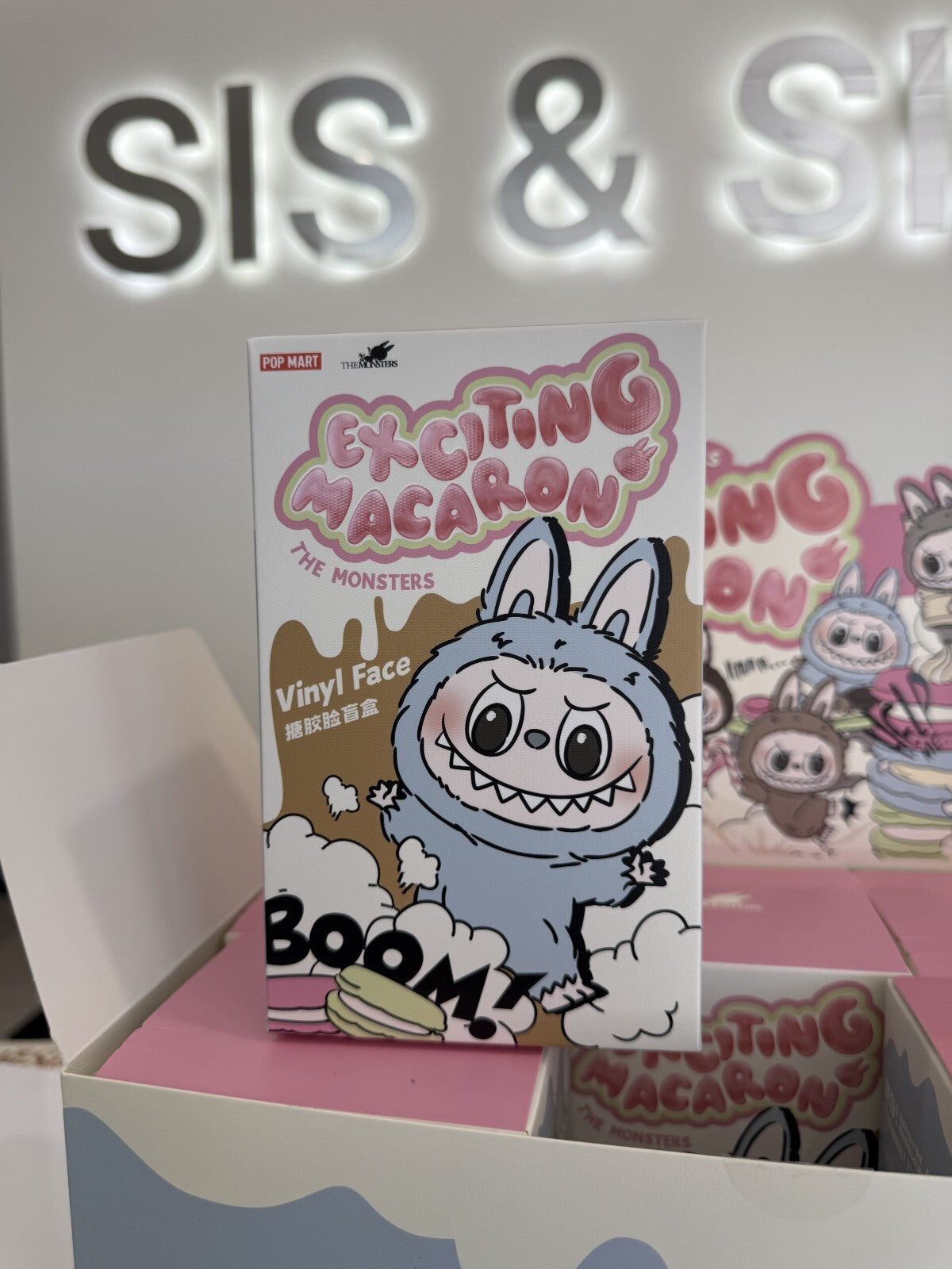 *USA* NEW AUTHENTIC POP MART LABUBU MONSTERS EXCITING MACARON (VINYL FACE BLIND BOX)