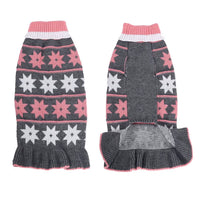 Warm Pet Dog Dresses for Small Dogs Sweater Puppy Cat Dress Shih Tzu Dachshund Clothes Pets Clothing Skirt Roupa Cachorro