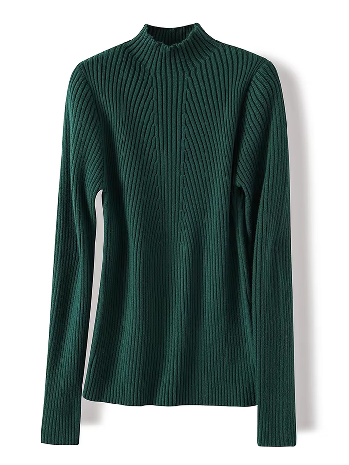 2025 Autumn Winter Turtleneck Sweater Women Fashion Chic Tops Women Knitted Pullovers Long Sleeve Jumper Pull Femme Clothing