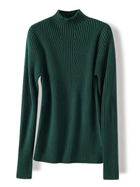 2025 Autumn Winter Turtleneck Sweater Women Fashion Chic Tops Women Knitted Pullovers Long Sleeve Jumper Pull Femme Clothing